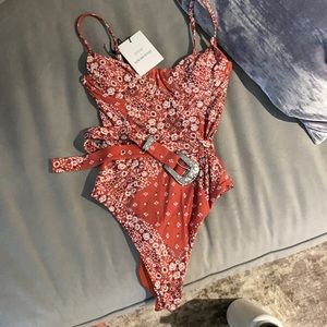 Onia x We Wore What bathing suit